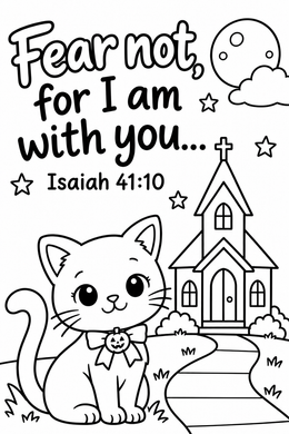 Cat picture: Fear not, for I am with you